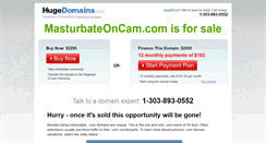 Desktop Screenshot of masturbateoncam.com