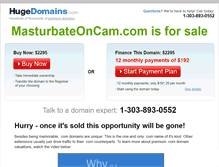 Tablet Screenshot of masturbateoncam.com